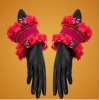 Dropship Women's Rani Color Floral Bangles Set: 2.4 