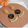 Dropship Women's Multi Color Kundan Kundan Earrings 