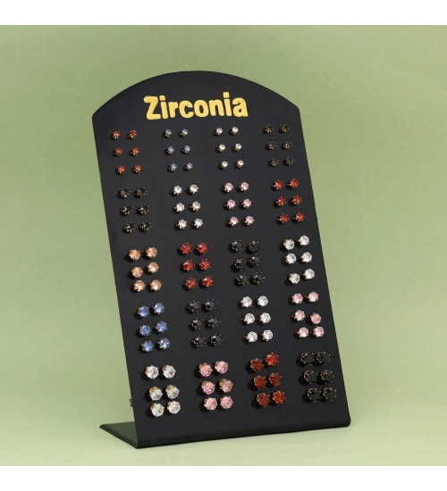 Women's Assorted Color Stud Earrings Combo Of 60 Pairs 