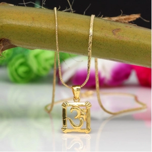 Generic Women's Gold Color Om Temple Locket 