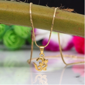 Generic Women's Gold Color Om Temple Locket 
