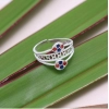 Dropship Women's Multi Color Assorted Design Adjustable Toe Rings Combo Of 3 Pairs 