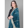 Women's Velvet Gotta Patti Dupatta (Teal, Length: 2.25 to 2.50 Mtr) Women's Velvet Gotta Patti Dupatta (Teal, Length: 2.25 to 2.50 Mtr)