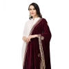 Women's Velvet Gotta Patti Dupatta (Purple, Length: 2.25 to 2.50 Mtr) Women's Velvet Gotta Patti Dupatta (Purple, Length: 2.25 to 2.50 Mtr)