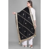 Women's Velvet Gotta Patti Dupatta (Black, Length: 2.25 to 2.50 Mtr) Women's Velvet Gotta Patti Dupatta (Black, Length: 2.25 to 2.50 Mtr)