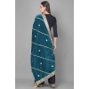 Women's Velvet Gotta Patti Dupatta (Teal, Length: 2.25 to 2.50 Mtr) Women's Velvet Gotta Patti Dupatta (Teal, Length: 2.25 to 2.50 Mtr)