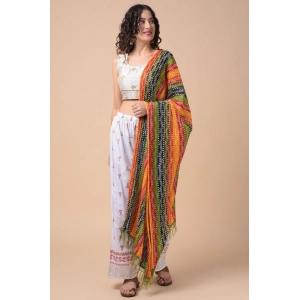 Generic Women's Chanderi Printed Dupatta (Multicolor, Length: 2.25 to 2.50 Mtr)