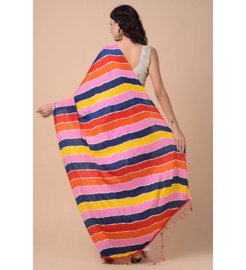 Women's Chanderi Printed Dupatta (Multicolor, Length: 2.25 to 2.50 Mtr)