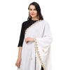 Women's Velvet Gotta Patti Dupatta (White, Length: 2.25 to 2.50 Mtr) Women's Velvet Gotta Patti Dupatta (White, Length: 2.25 to 2.50 Mtr)