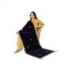 Women's Velvet Gotta Patti Dupatta (Blue, Length: 2.25 to 2.50 Mtr) Women's Velvet Gotta Patti Dupatta (Blue, Length: 2.25 to 2.50 Mtr)