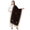 Women's Velvet Gotta Patti Dupatta (Brown, Length: 2.25 to 2.50 Mtr) Women's Velvet Gotta Patti Dupatta (Brown, Length: 2.25 to 2.50 Mtr)