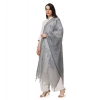Women's Cotton Embroidered Dupatta (Grey, Length: 2.25 to 2.50 Mtr) Women's Cotton Embroidered Dupatta (Grey, Length: 2.25 to 2.50 Mtr)