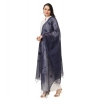 Women's Cotton Embroidered Dupatta (Dark Blue, Length: 2.25 to 2.50 Mtr) Women's Cotton Embroidered Dupatta (Dark Blue, Length: 2.25 to 2.50 Mtr)
