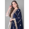 Women's Velvet Gotta Patti Dupatta (Navy, Length: 2.25 to 2.50 Mtr) Women's Velvet Gotta Patti Dupatta (Navy, Length: 2.25 to 2.50 Mtr)