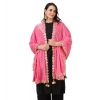 Women's Velvet Gotta Patti Dupatta (Pink, Length: 2.25 to 2.50 Mtr) Women's Velvet Gotta Patti Dupatta (Pink, Length: 2.25 to 2.50 Mtr)