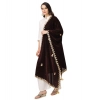Women's Velvet Gotta Patti Dupatta (Brown, Length: 2.25 to 2.50 Mtr) Women's Velvet Gotta Patti Dupatta (Brown, Length: 2.25 to 2.50 Mtr)