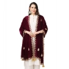Women's Velvet Gotta Patti Dupatta (Purple, Length: 2.25 to 2.50 Mtr) Women's Velvet Gotta Patti Dupatta (Purple, Length: 2.25 to 2.50 Mtr)