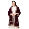 Women's Velvet Gotta Patti Dupatta (Purple, Length: 2.25 to 2.50 Mtr) Women's Velvet Gotta Patti Dupatta (Purple, Length: 2.25 to 2.50 Mtr)