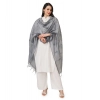 Women's Cotton Embroidered Dupatta (Grey, Length: 2.25 to 2.50 Mtr) Women's Cotton Embroidered Dupatta (Grey, Length: 2.25 to 2.50 Mtr)