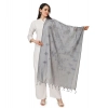 Women's Cotton Embroidered Dupatta (Grey, Length: 2.25 to 2.50 Mtr) Women's Cotton Embroidered Dupatta (Grey, Length: 2.25 to 2.50 Mtr)