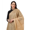 Women's Chanderi Solid Dupatta (Gold, Length: 2.25 to 2.50 Mtr) Women's Chanderi Solid Dupatta (Gold, Length: 2.25 to 2.50 Mtr)