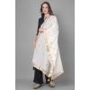 Women's Velvet Gotta Patti Dupatta (White, Length: 2.25 to 2.50 Mtr) Women's Velvet Gotta Patti Dupatta (White, Length: 2.25 to 2.50 Mtr)