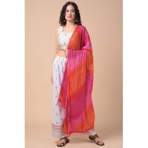 Generic Women's Chanderi Printed Dupatta (Multicolor, Length: 2.25 to 2.50 Mtr)