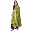 Women's Velvet Gotta Patti Dupatta (Olive, Length: 2.25 to 2.50 Mtr)