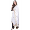 Women's Velvet Gotta Patti Dupatta (Off White, Length: 2.25 to 2.50 Mtr) Women's Velvet Gotta Patti Dupatta (Off White, Length: 2.25 to 2.50 Mtr)