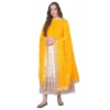 Women's Velvet Gotta Patti Dupatta (Yellow, Length: 2.25 to 2.50 Mtr) Women's Velvet Gotta Patti Dupatta (Yellow, Length: 2.25 to 2.50 Mtr)