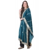 Women's Velvet Gotta Patti Dupatta (Teal, Length: 2.25 to 2.50 Mtr) Women's Velvet Gotta Patti Dupatta (Teal, Length: 2.25 to 2.50 Mtr)