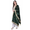 Women's Velvet Gotta Patti Dupatta (Green, Length: 2.25 to 2.50 Mtr) Women's Velvet Gotta Patti Dupatta (Green, Length: 2.25 to 2.50 Mtr)