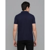 Men's Casual Half Sleeve Solid Cotton Blended Polo Neck T-shirt (Navy Blue) Men's Casual Half Sleeve Solid Cotton Blended Polo Neck T-shirt (Navy Blue)