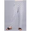 Women's Casual Half Sleeve Printed Viscose Rayon Shirt With Pyjama Pant Night Suit Set (Grey) Women's Casual Half Sleeve Printed Viscose Rayon Shirt With Pyjama Pant Night Suit Set (Grey)