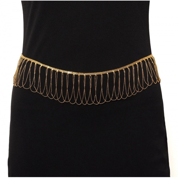 Dropship Women's Gold Plated Kamarband Waist Belt For Women//Girls Adjustable Chain
