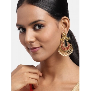 Generic Women's Rose Gold Plated Alloy Earrings (Gold)