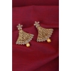 Dropship Women's Rose Gold Plated Alloy Earrings (Gold)