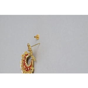 Generic Women's Rose Gold Plated Alloy Earrings (Gold)