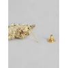 Dropship Women's Rose Gold Plated Alloy Kundan Earrings &amp; Mangtikka (White)