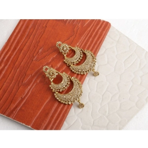 Generic Women's Rose Gold Plated Alloy Earrings (Gold)