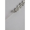 Dropship Women's Rose Gold Plated Alloy Choker (Silver &amp; Black)
