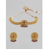 Dropship Women's Rose Gold Plated Alloy Necklace &amp; Earings Set (Multicolor)