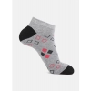 Dropship 4 Pairs Unisex Casual Cotton Blended Printed Ankle length Socks (Assorted)
