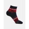 Dropship 4 Pairs Men's Casual Cotton Blended Printed Ankle length Socks (Assorted)