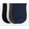 Dropship 4 Pairs Unisex Casual Cotton Blended Solid Ankle length Socks (Assorted)
