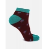Dropship 4 Pairs Women's Casual Cotton Blended Printed Ankle length Socks (Assorted)