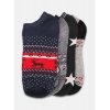 Dropship 4 Pairs Unisex Casual Cotton Blended Printed Ankle length Socks (Assorted)