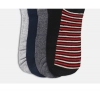 Dropship 4 Pairs Men's Casual Cotton Blended Printed Mid-Calf length Socks (Assorted)