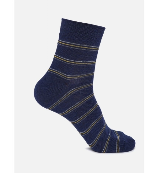 5 Pairs Men's Casual Cotton Blended Printed Mid-Calf length Socks (Assorted)