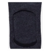 Dropship 5 Pairs Unisex Casual Cotton Blended Solid No-show Socks (Dark Grey)